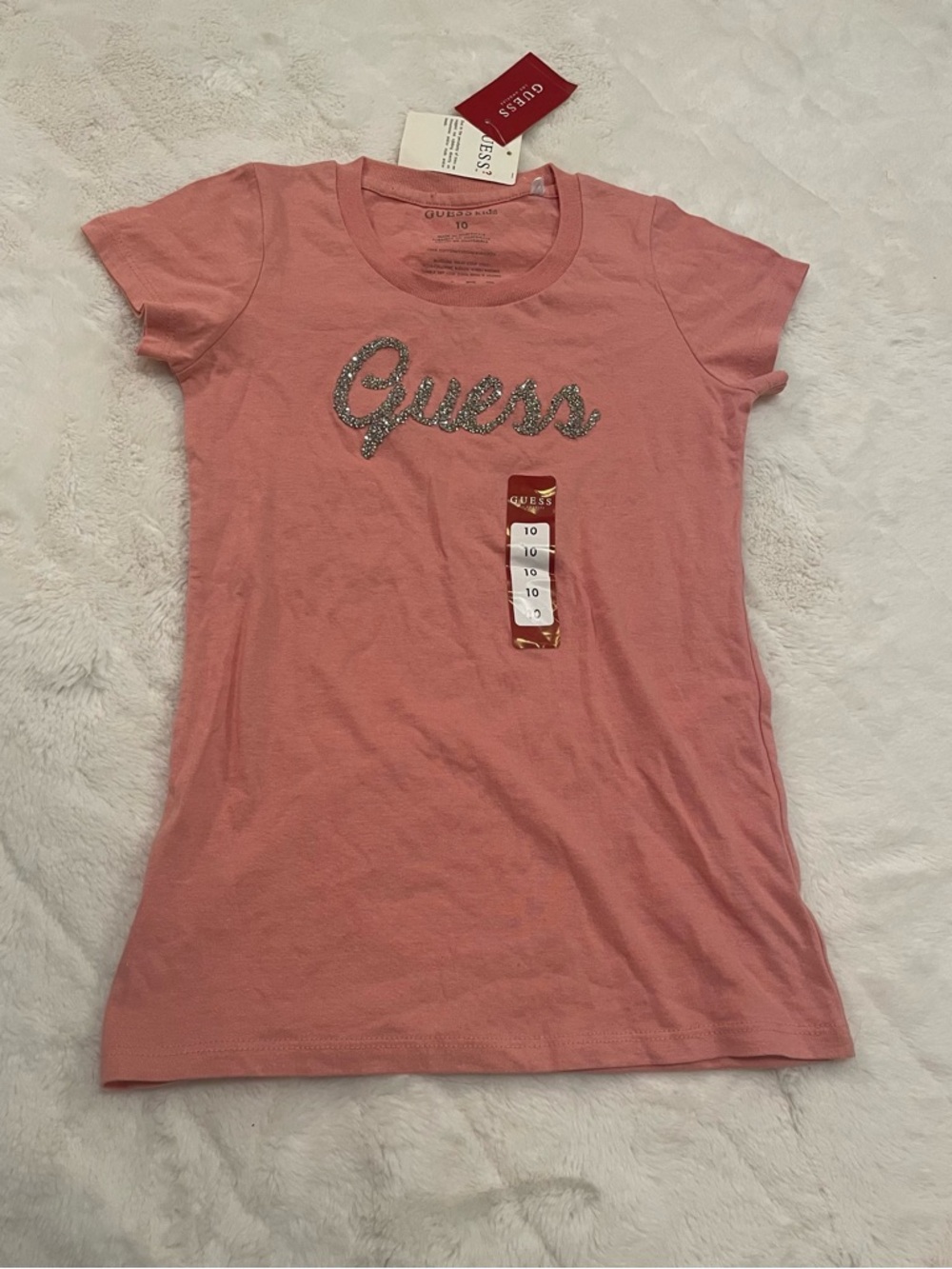 Guess vintage y2k sparkly baby tee